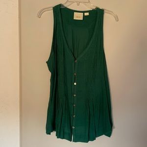Maeve Green Free flowing Tank Size M